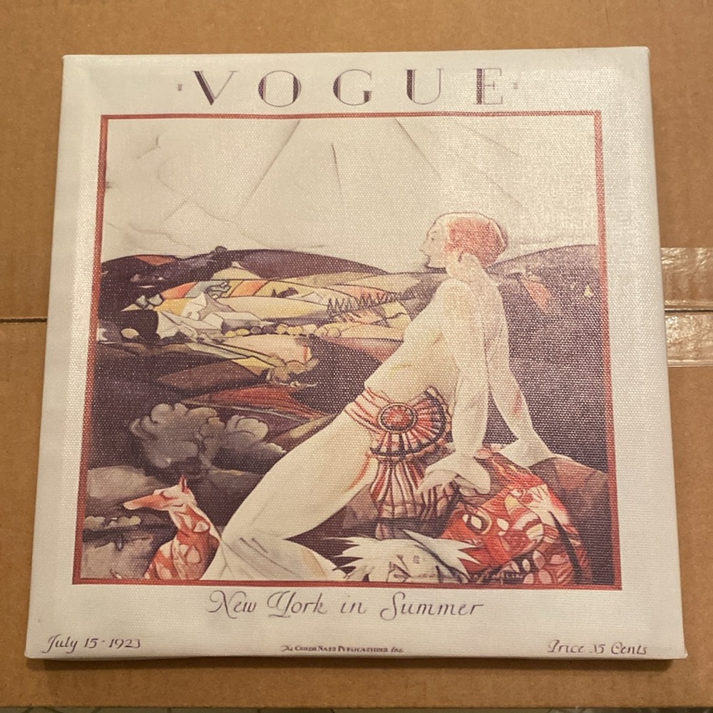 Vogue wall art reproduction